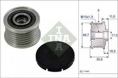 WILMINK GROUP wg1253599 -  Механизм свободного хода генератора